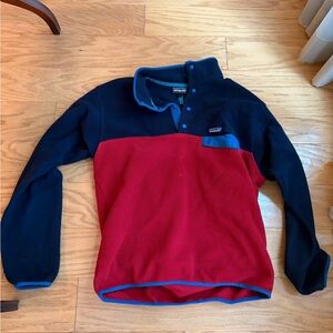 Patagonia Synchilla Navy and Blue Fleece Pullover